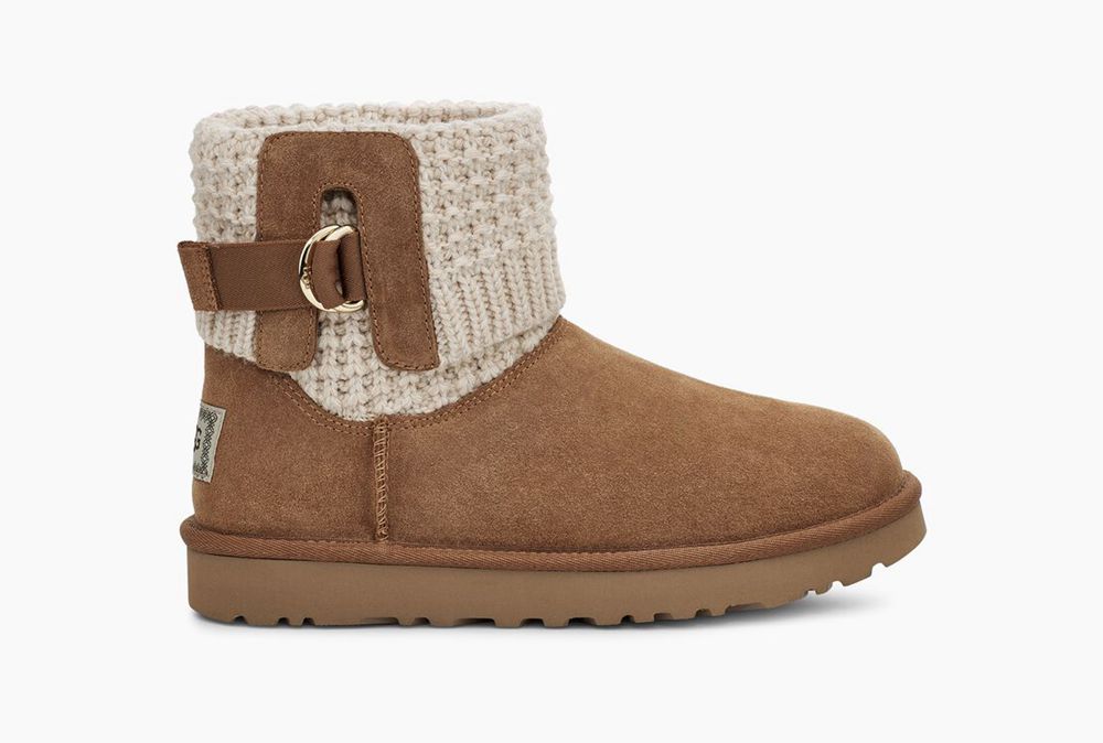 Ugg Mini Boots Canada - Ugg Women's Classic Solene Mini Brown